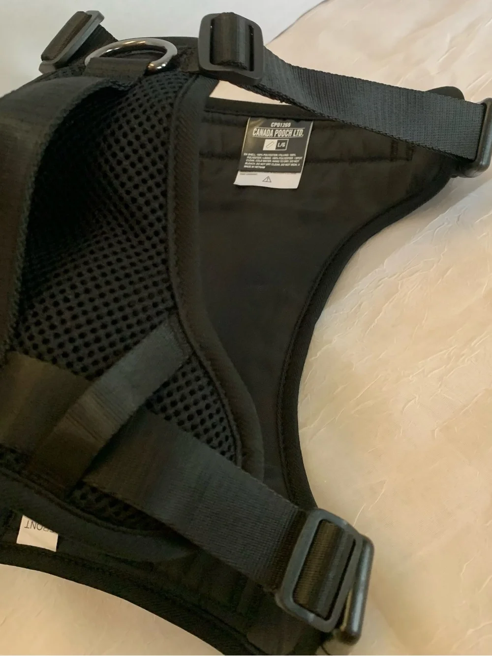 Canada Pooch The Everything Harness No-Pull Dog Harness, Sz L/Large, Black,